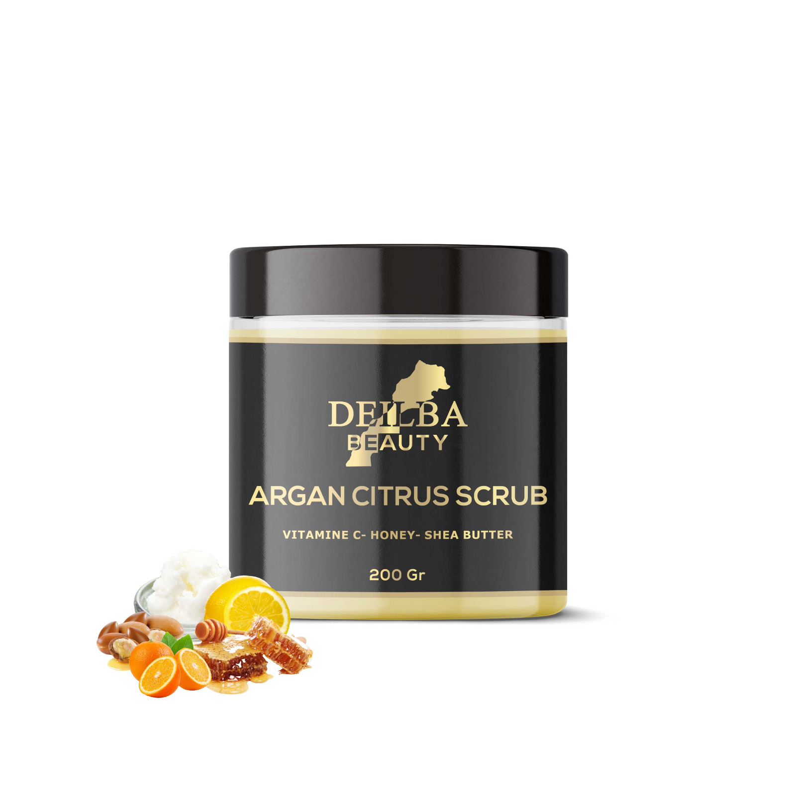 Argan Citrus Scrub – De Magie van Natuurlijke Schoonheid