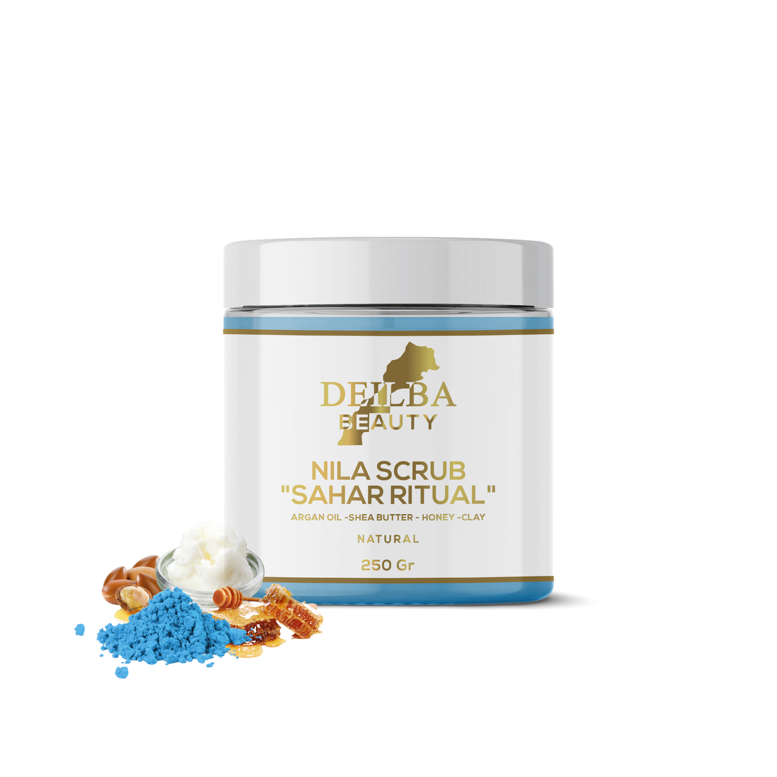 Nila Scrub - Natuurlijke Huidverlichter voor Gezicht en Lichaam